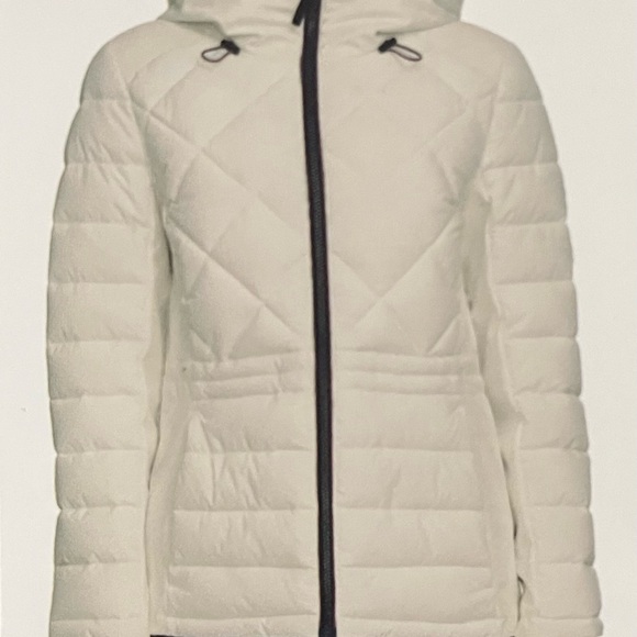 Tommy Hilfiger Womens Ladies Quilted Winter Jacket White Size Large - Picture 2 of 6
